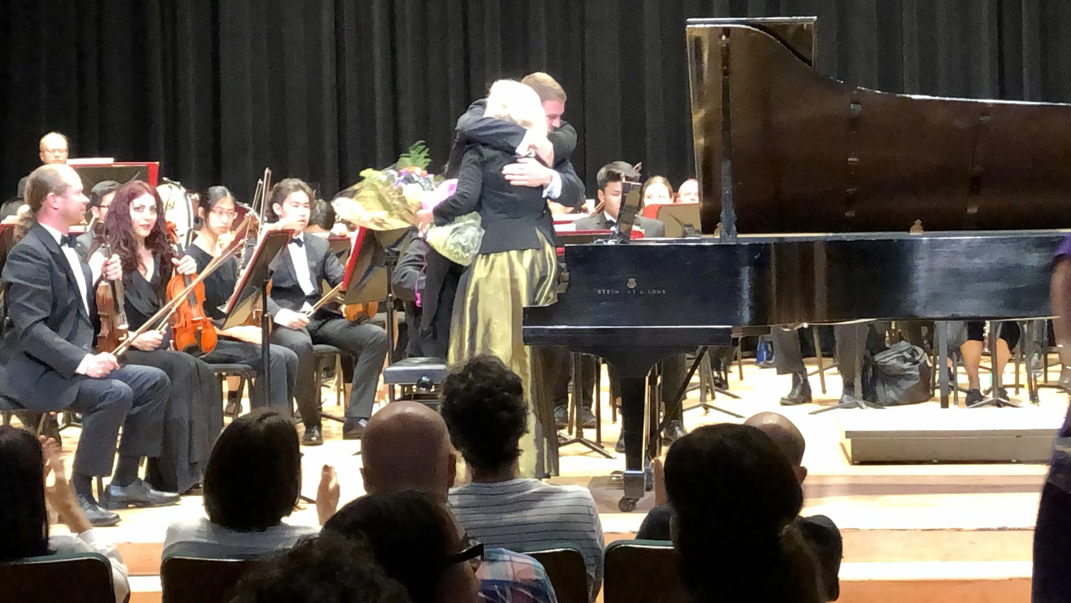 André Mathieu piano concerto with KSO Symphony, Jiri Pedrilik, the very happy conductor, Christina Petrowska Quilico, piano, Glenn Gould Studio, Toronto, Canada